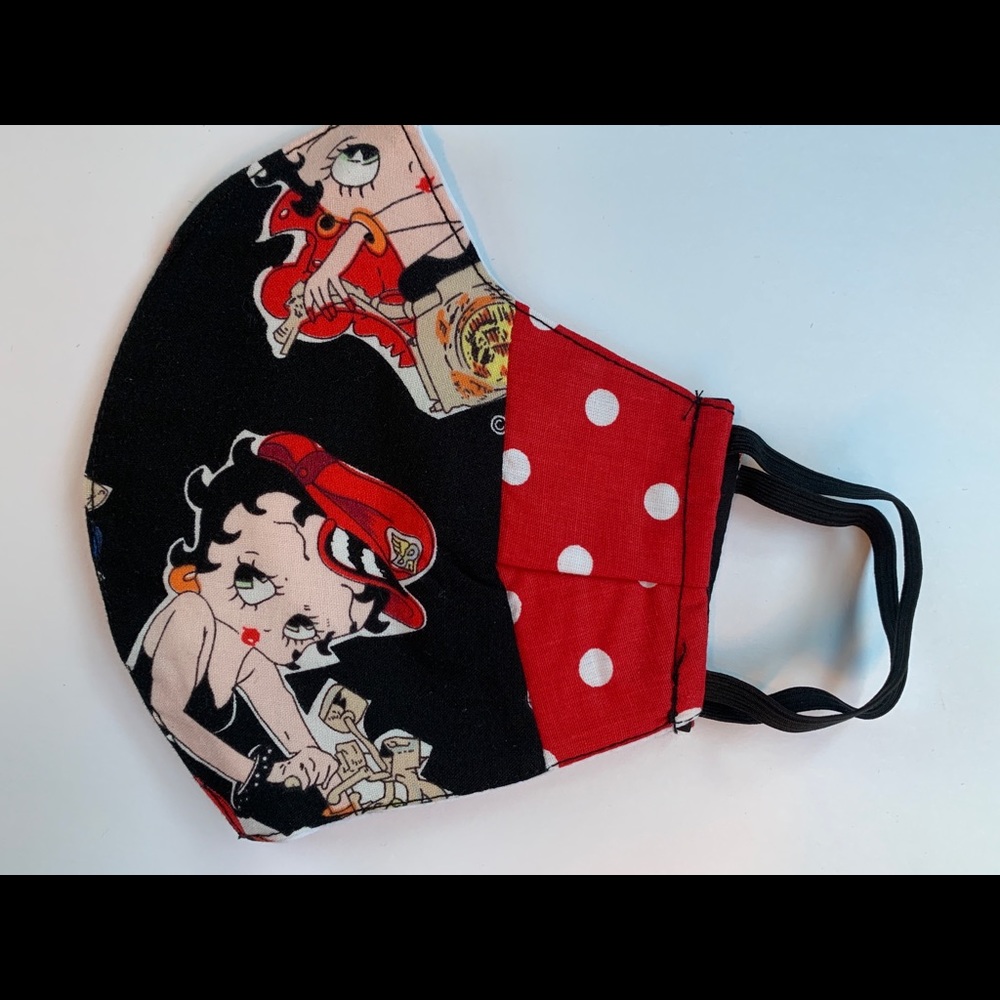BETTY BOOP Face Mask Handmade